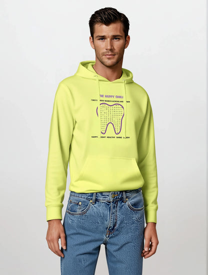 Personalized Men’s Midweight Hooded Sweatshirt - The Happy Smile Word Search